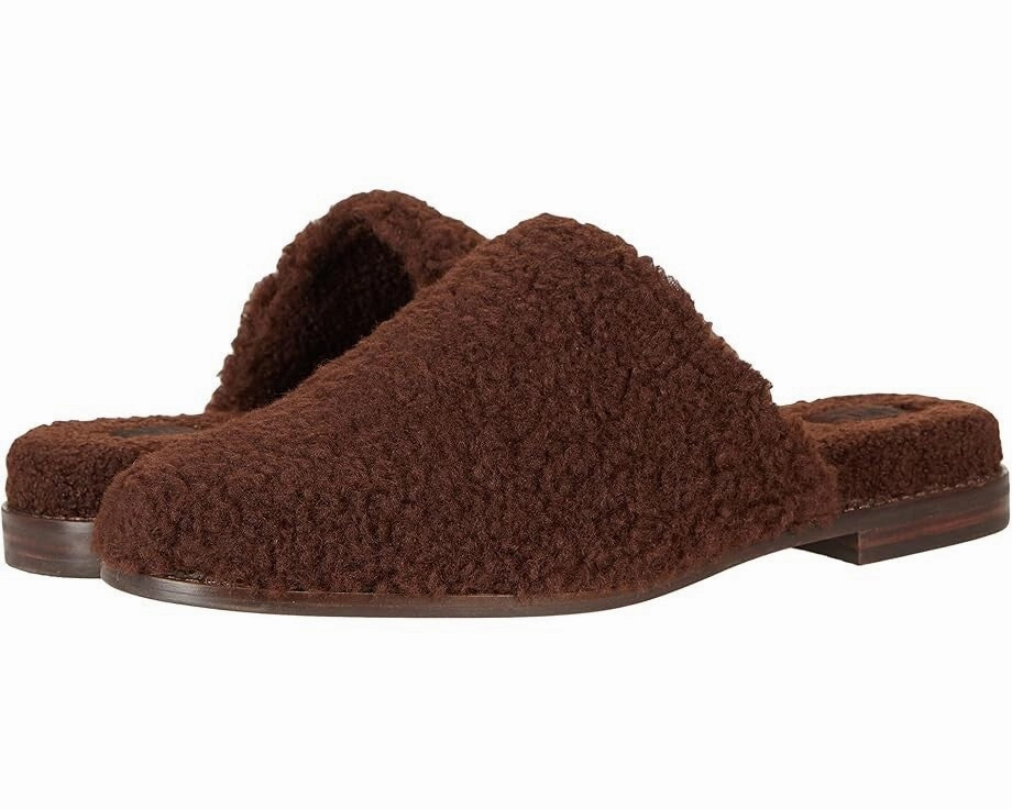 Anti mold Handmade Faryl By Farylrobin Val Mules Women's Brown Faux Fur Slip On Slippers JOBB245