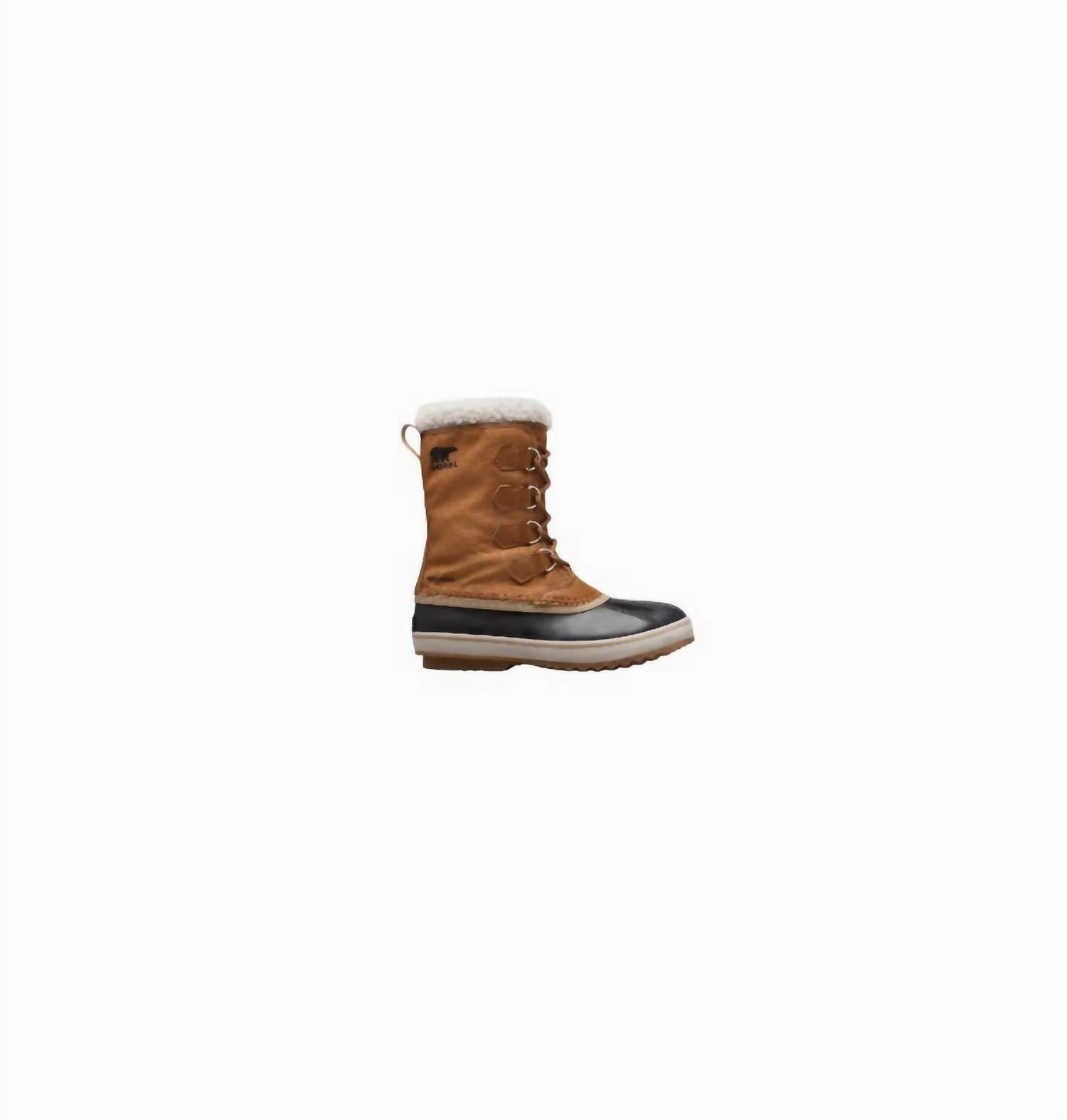 Mud Resistant Backcountry Camper Men's 1964 Pac Nylon Waterproof Winter Boots In Camel Brown, Black