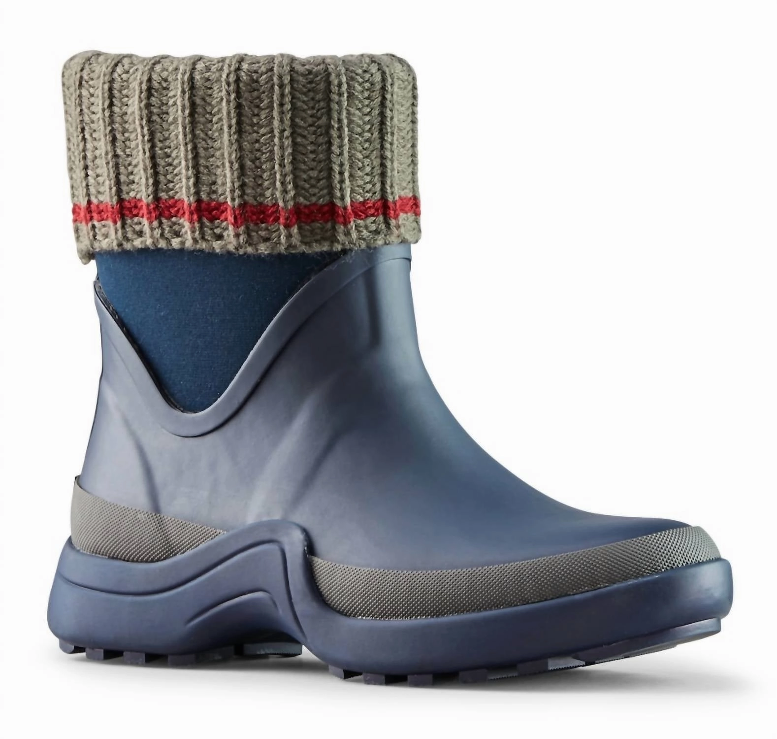 Elasticated Women's Raven Rain Boots In Indigo