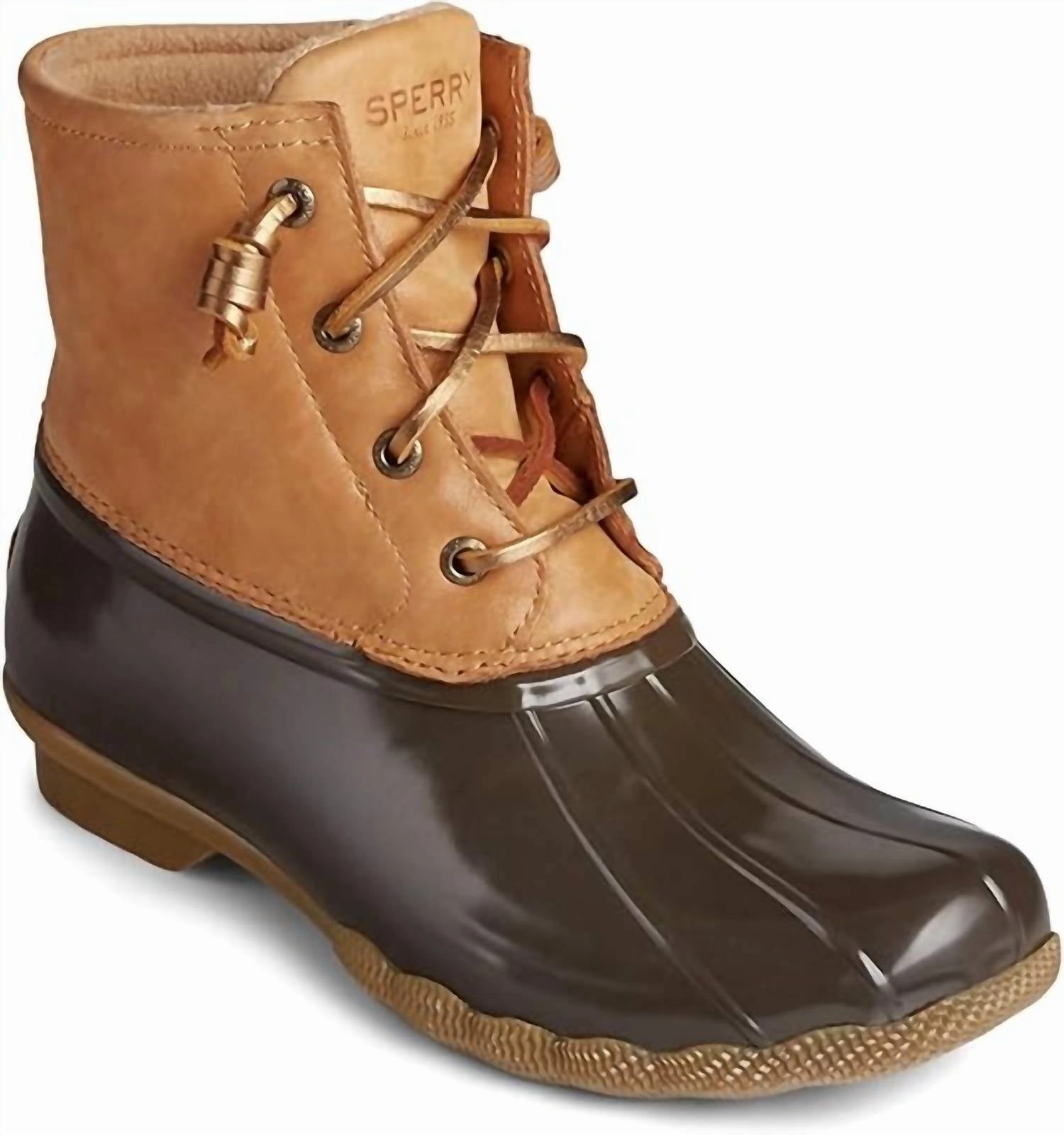 Flat Form Thermal Core Nature Lover Women's Saltwater Boot In Tan/ Dark Brown