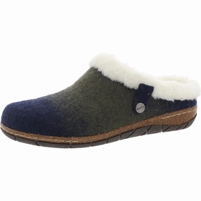 Canvas Elena Womens Solid Faux Fur Slide Slippers