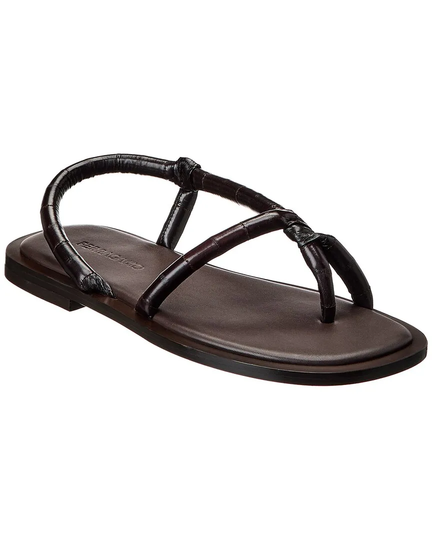 Sleek Footwear Ferragamo Filone Leather Sandal
