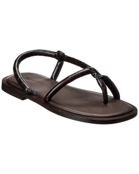 Sleek Footwear Ferragamo Filone Leather Sandal