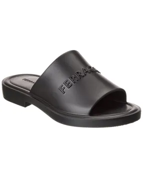 Ferragamo Giuneva Rubber Slide synthetic material
