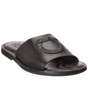 Ferragamo Lionel Leather Slide Comfy Flip-flops Relaxed sandals
