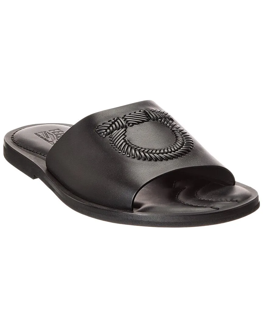 Spring Shine Ferragamo Lionel Leather Slide