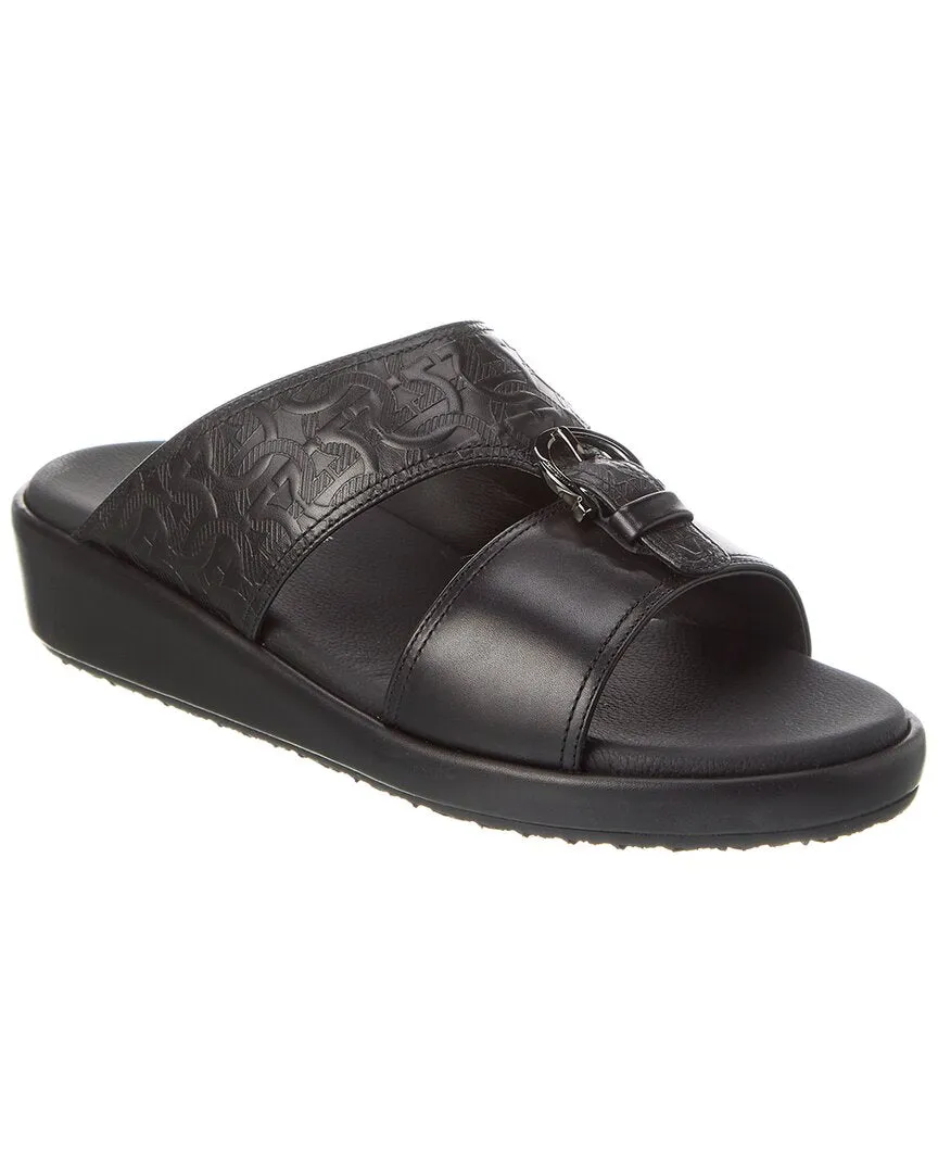 Ferragamo Murray Leather Sandal Comfortable All Simple Footwear