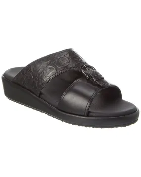 Ferragamo Murray Leather Sandal Soft Leather adjustable shoes