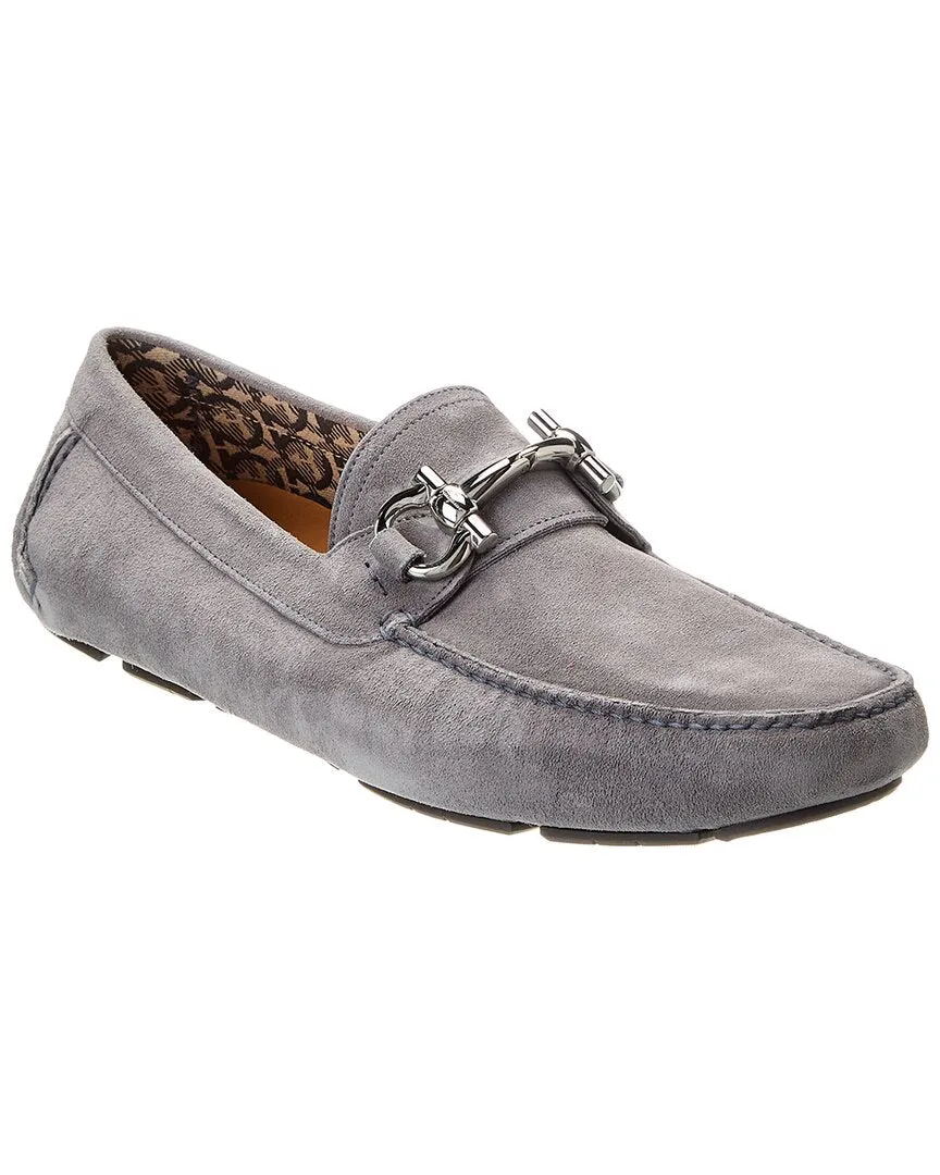 Ferragamo Parigi Eco Evolo Suede Driver Refined Style Urban Executive