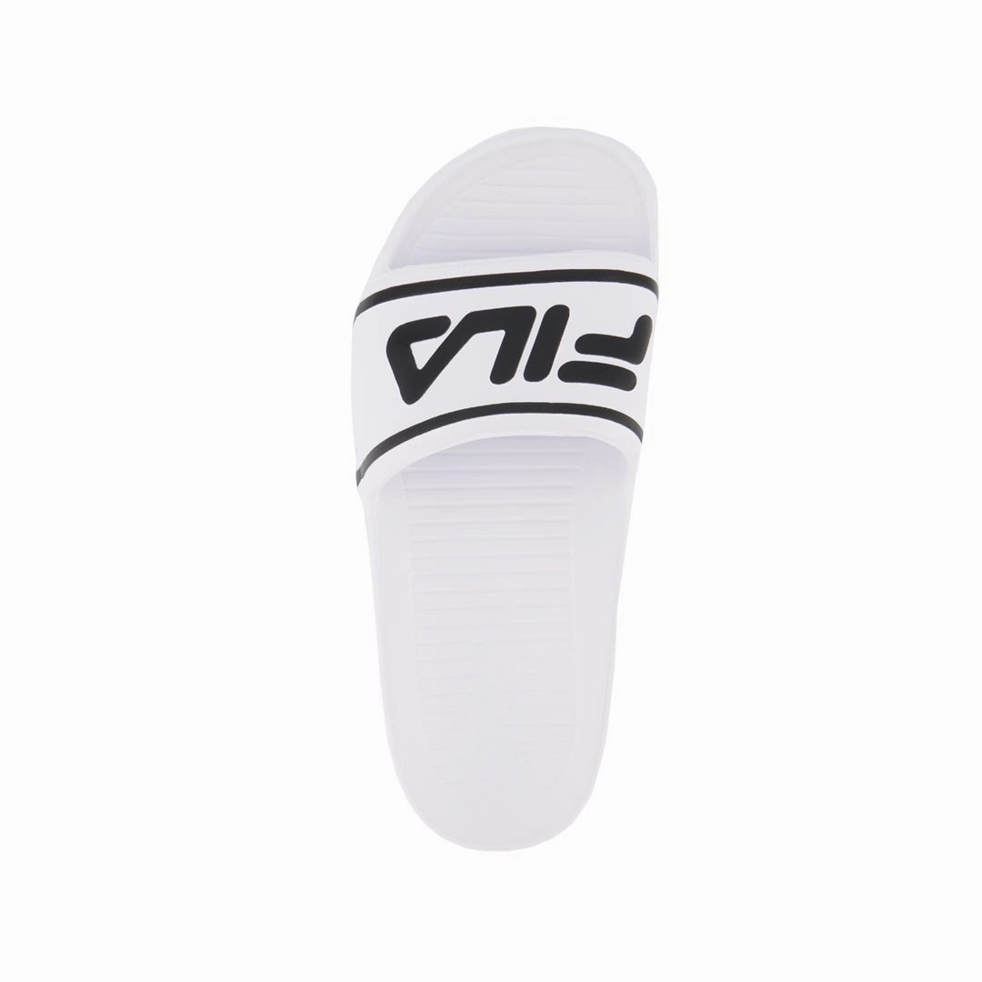 FILA - Women's Sleek Slides (5SM00038 112) White Clean