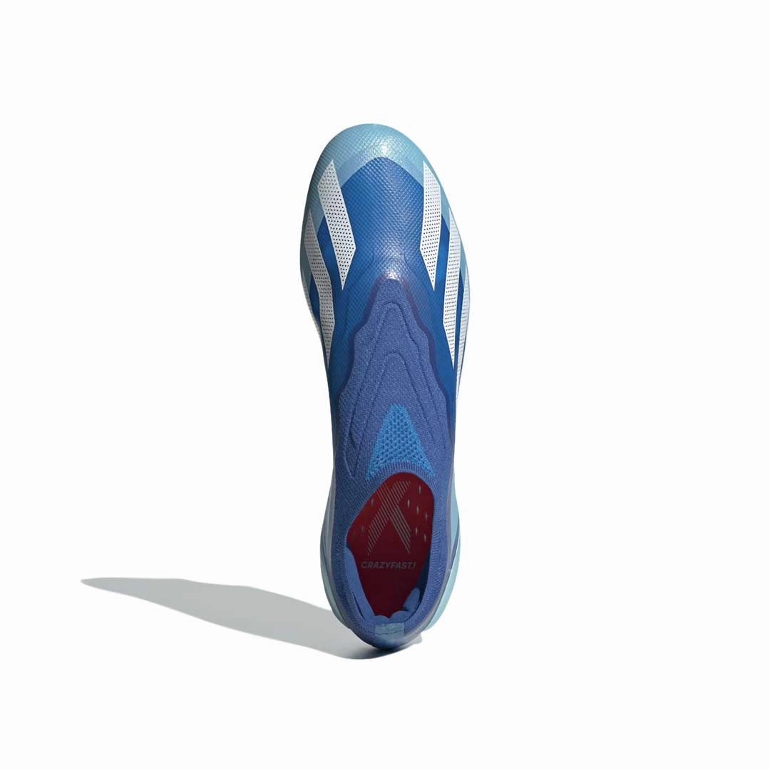 adidas - Men's X Crazyfast.1 Laceless Firm Ground Soccer Cleats (FZ6563) Dynamic Cushion