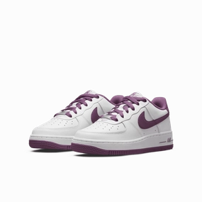 Gravel Terrain Anti-microbial treatment Nike Air Force 1 Low DH9600-101 Sneakers Boys White Mauve Leather Low Top Shoes
