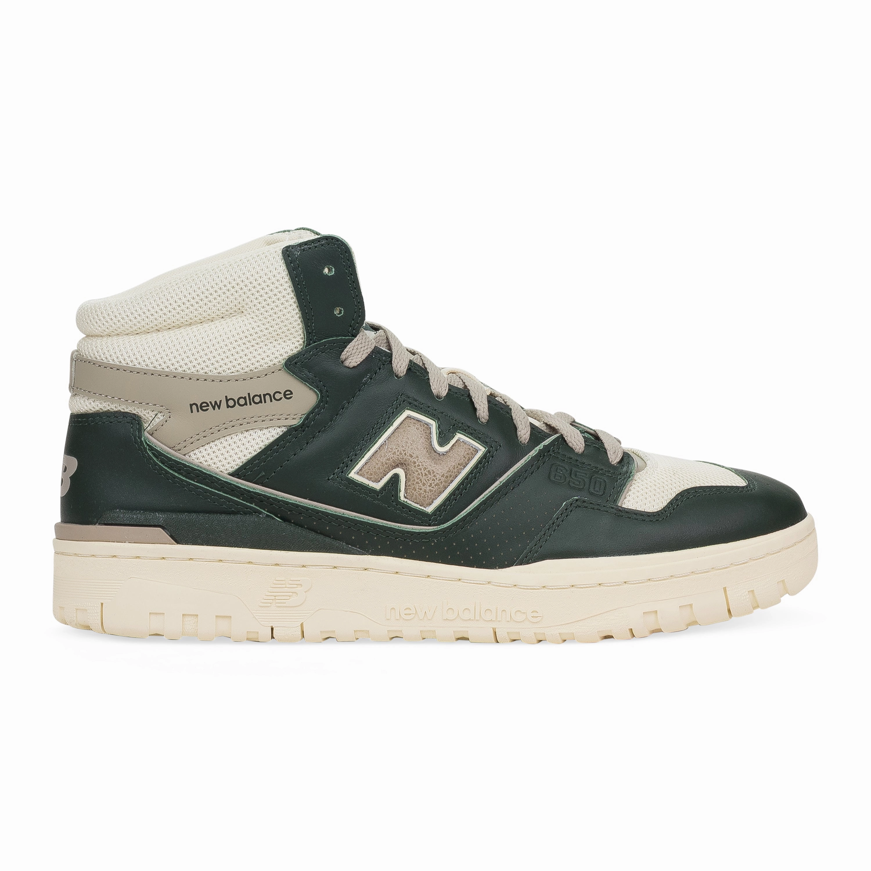 GREEN ALD / NEW BALANCE 650R SNEAKERS Narrow heel