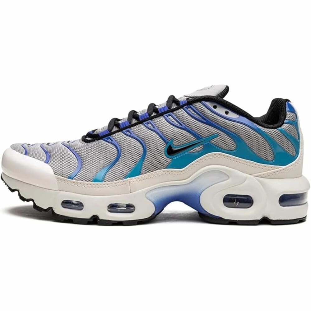 Nike Air Max Plus Light Smoke Grey/Black  CD0609-019 Grade-School Rugged Traction
