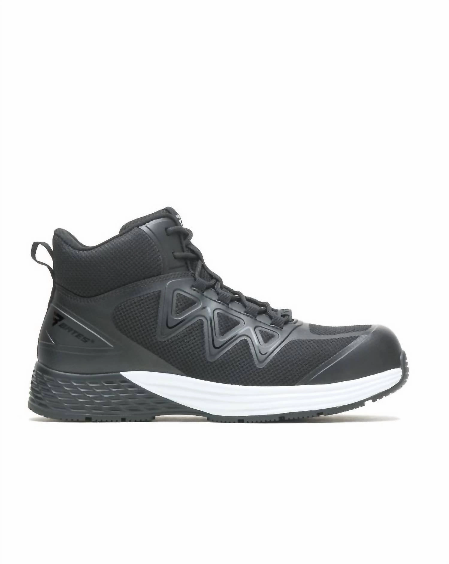 Men's Rush Mid Work Composite Toe - Medium In Black Well   Ventilated running in a desert area