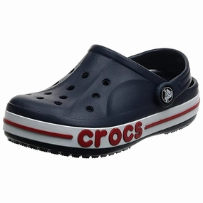 Crocs Bayaband Unisex Clogs - Navy/Pepper Reinforced Edges Easy Comfort