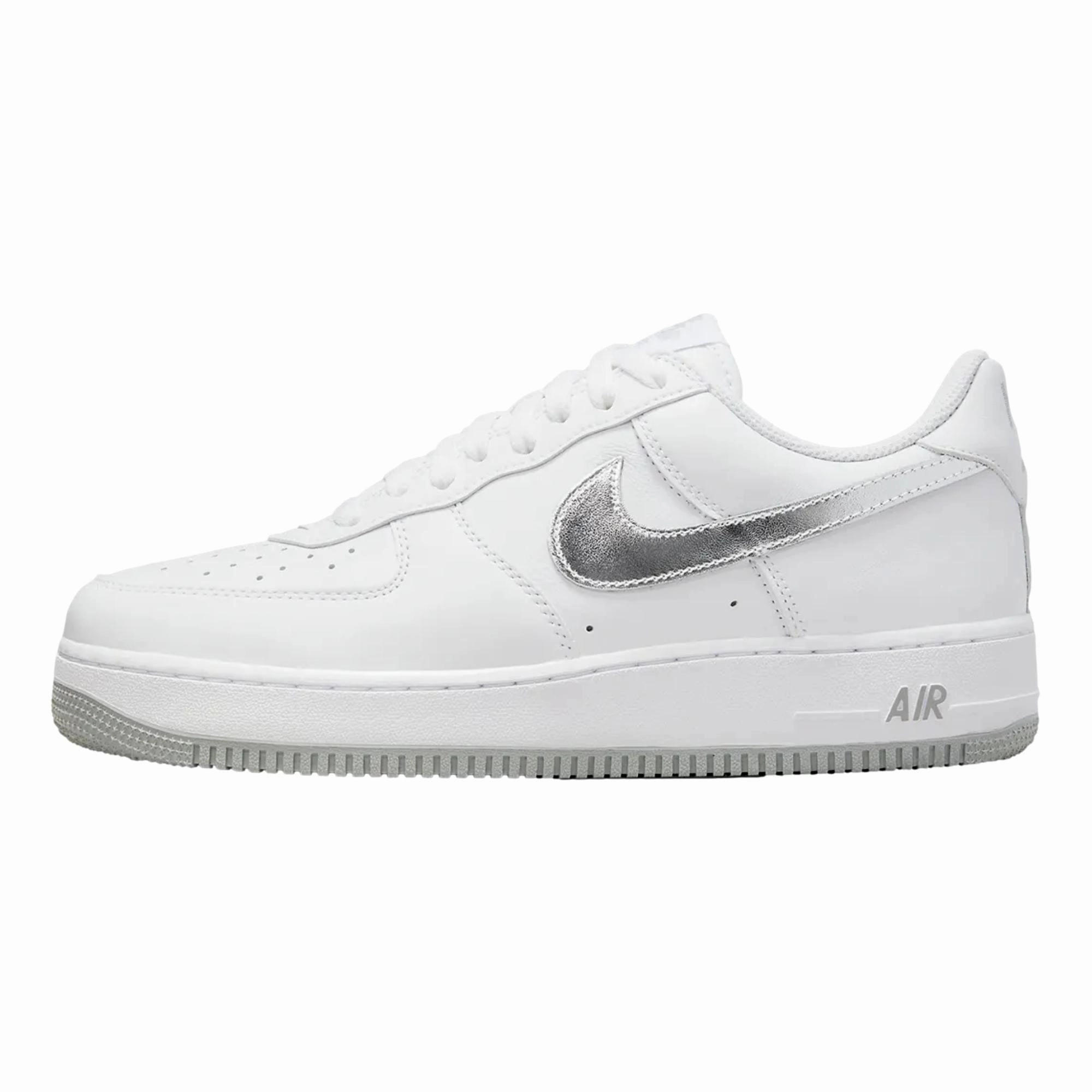 running shoes with padded tongues Nike Air Force 1 Low Retro White/Metallic Silver  DZ6755-100 Men's