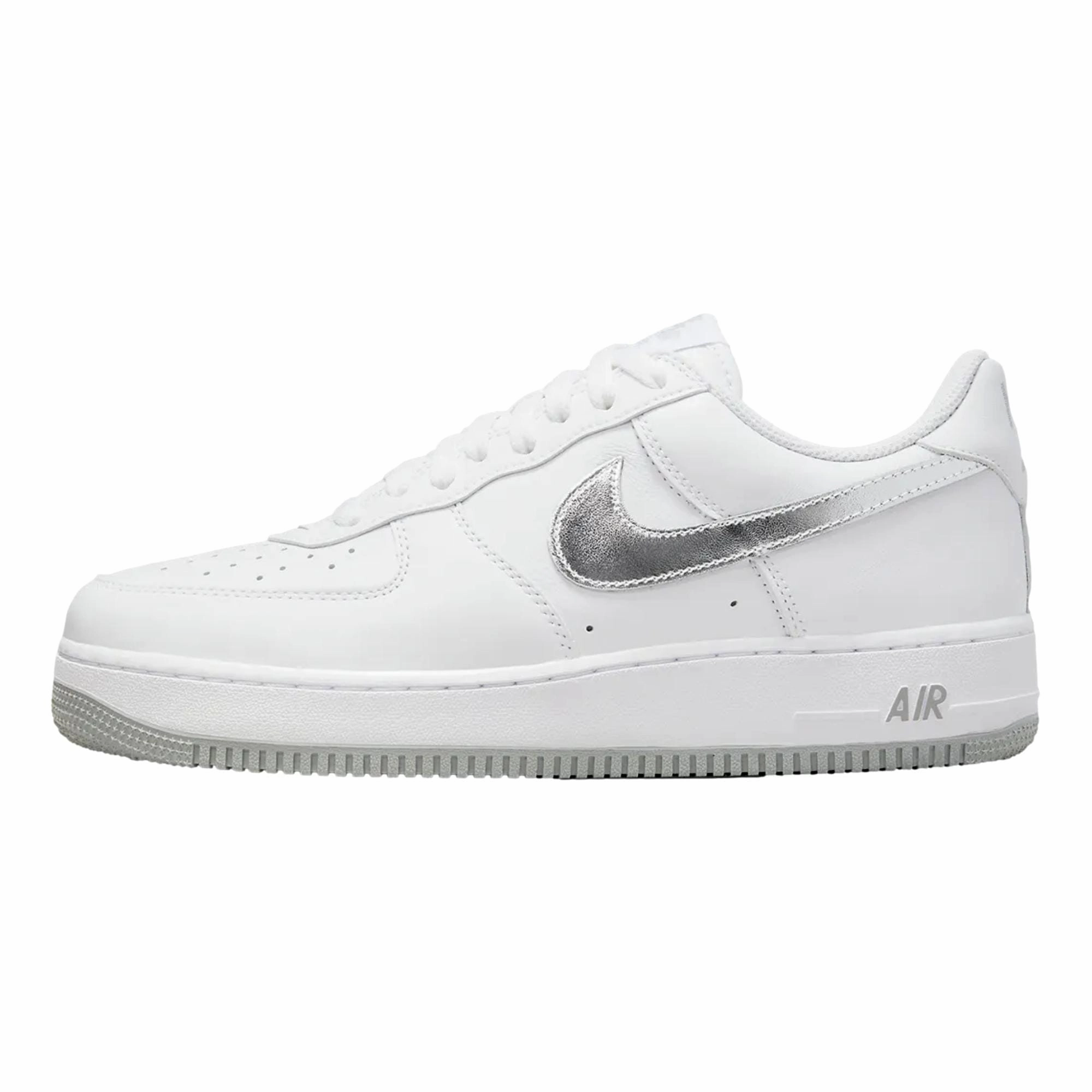 Nike Air Force 1 Low Retro White/Metallic Silver  DZ6755-100 Men's basketball shoes