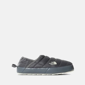 The North Face Thermoball Traction Mule V Slippers Womens 5 Gray Slip On GBNC351 Quick Slide Closed Toe