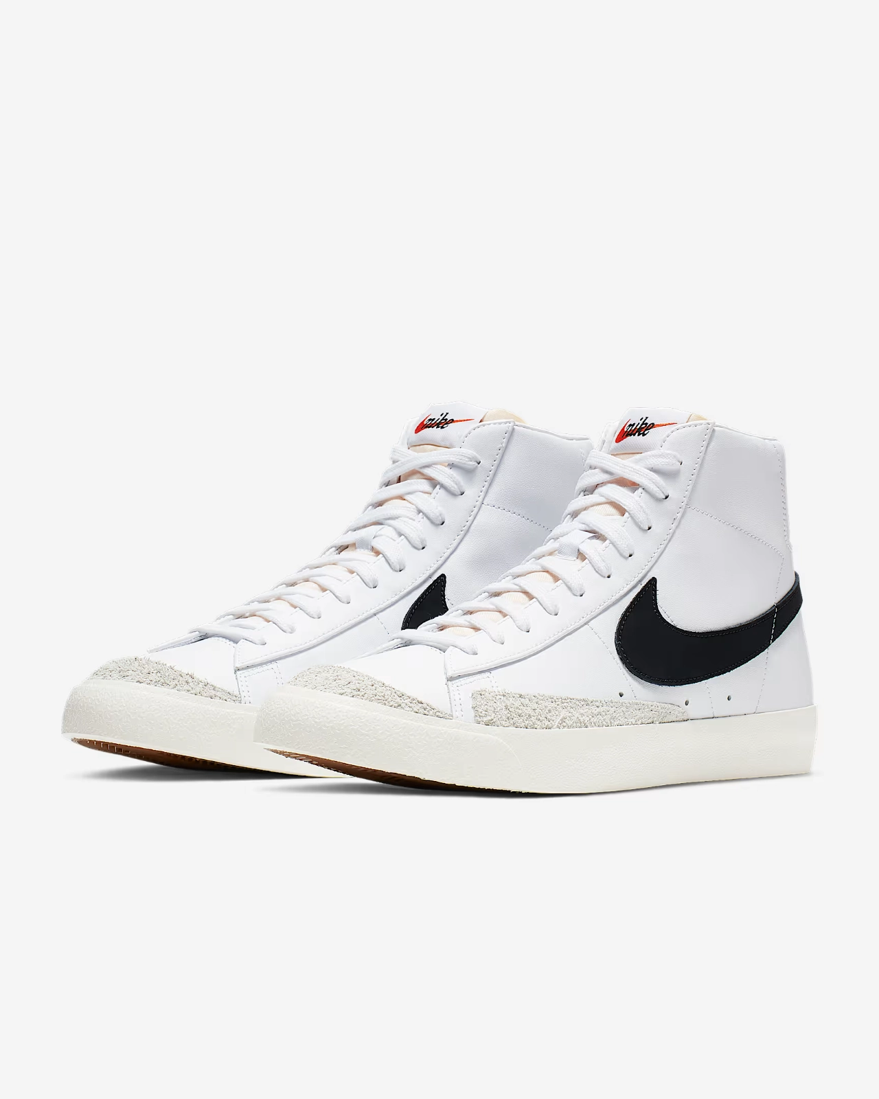 Nike Blazer Mid '77 Vintage BQ6806-100 Men's  White Lifestyle Shoes HAM454 slip - on