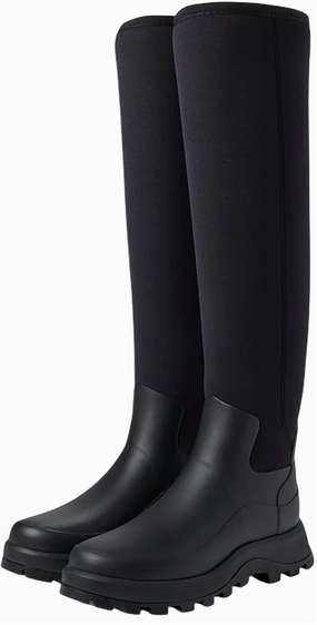 slip-resistant Women's City Explorer Tall Rain Boot In Black