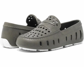 Eco Material Floafers Prodigy Driver Loafers Kids Gray Perforated Casual Shoes ASM215