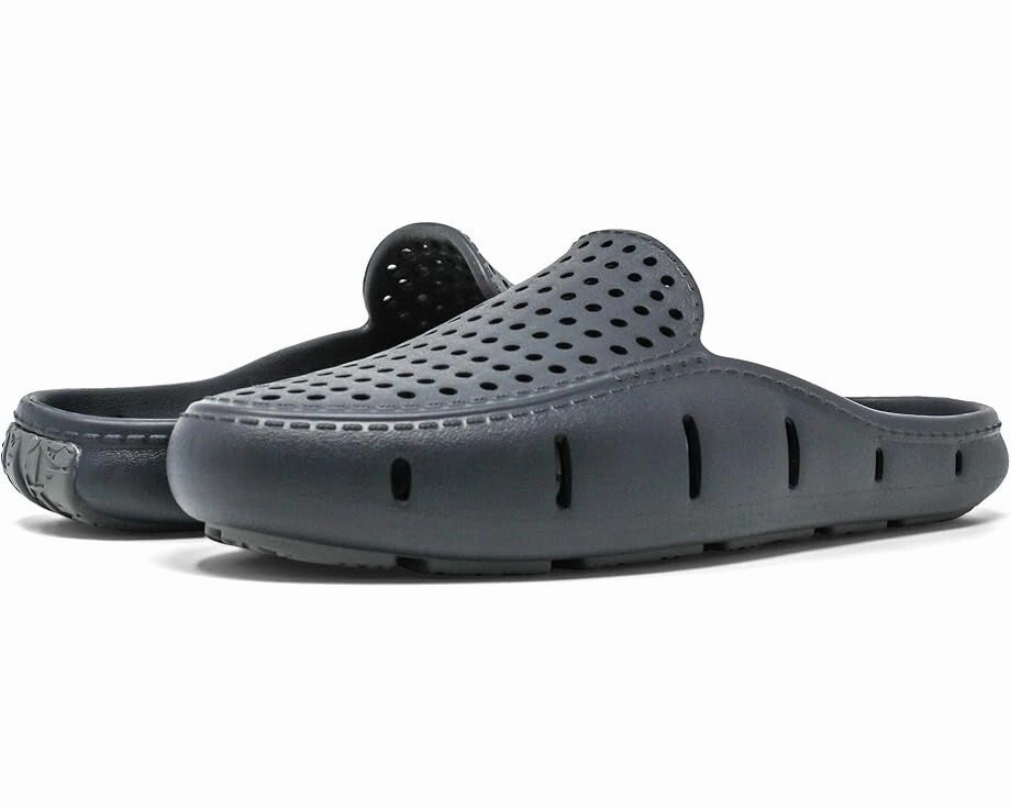 Floafers Sunset Slide Loafer Men  Black Asphalt Slip On Casual Shoes RHS4883 running in a meadow shoes Customizable Option