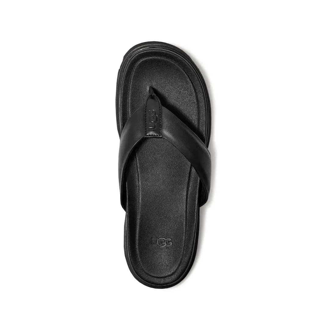 High Quality Functional Fit UGG? - Men's Capitola Flip Flop Sandals (1153077-BLK)