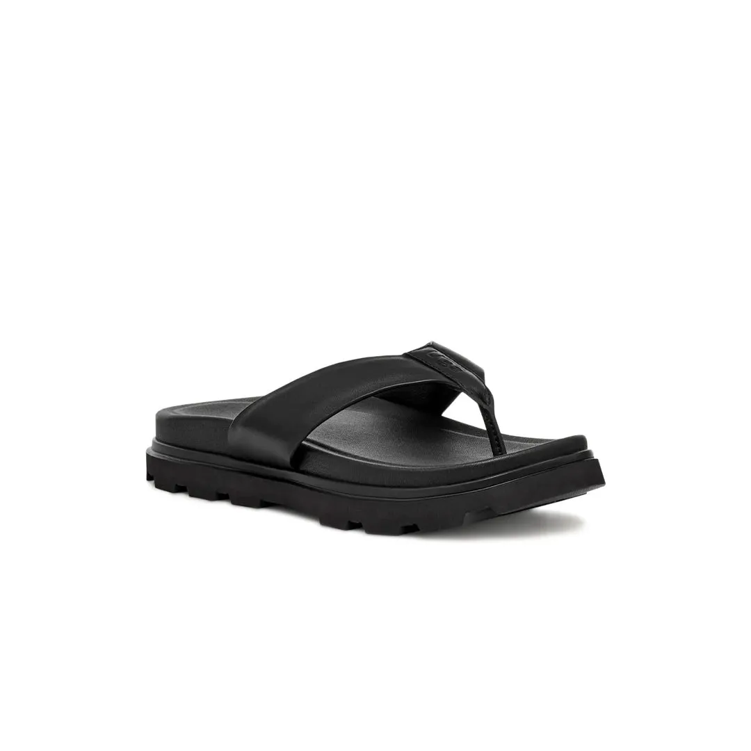 Spring Ready Air Friendly UGG? - Men's Capitola Flip Flop Sandals (1153077-BLK)