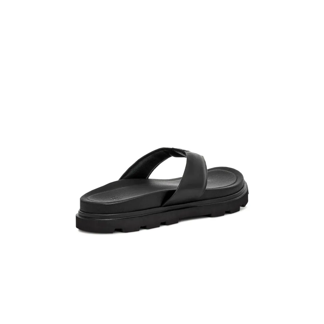 Non Slip Street Style UGG? - Men's Capitola Flip Flop Sandals (1153077-BLK)