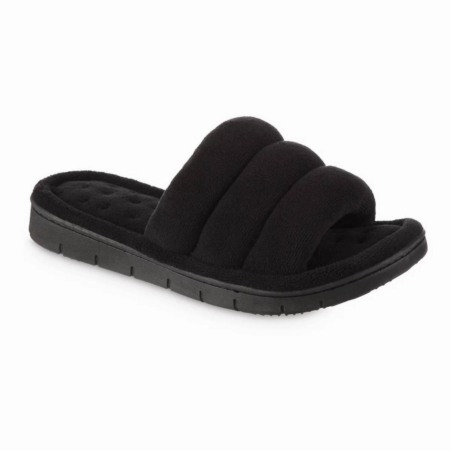 Multi Purpose Women's Recycled Aster Slide Slipper In Black
