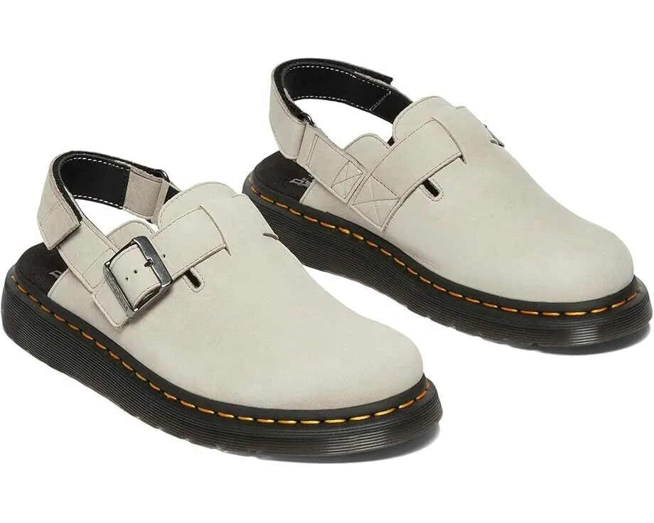 Freedom Move Dr. Martens Jorge II Sandals Men's US 9 Gray Leather Slingback Mule KHD1416