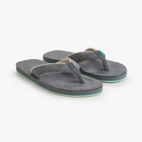 Trendy Casual Footwear Men's Pier Flip Flops In Slate
