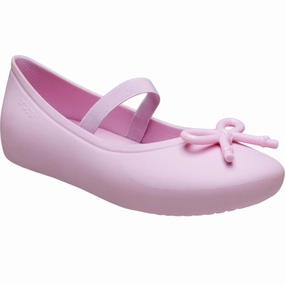 Crocs Brooklyn Ballet Flats Ballerina Pink  210136-6GD Pre-School Urban Commuter