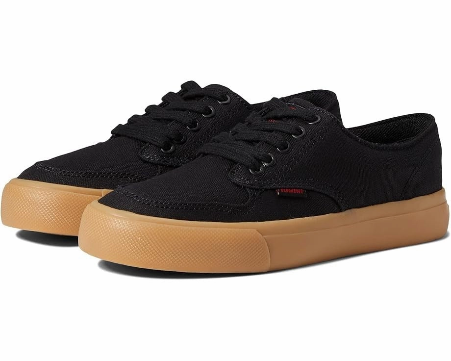 breathable insole Element Topaz C3 Sneaker Kids Black Gum Red Athletic Skate Shoes JOBB2009
