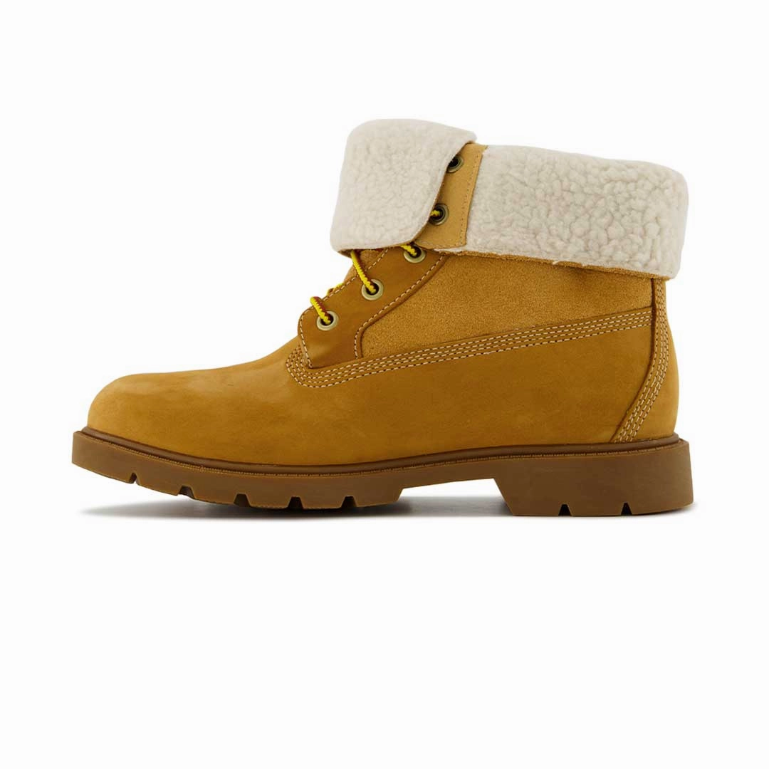 Slip Resistant Outsole Timberland - Women's Linden Woods Fleece Fold Down Boots (0A1KGC)
