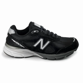 zipper - closure running shoes Men's 990V4 Running Shoes In Black