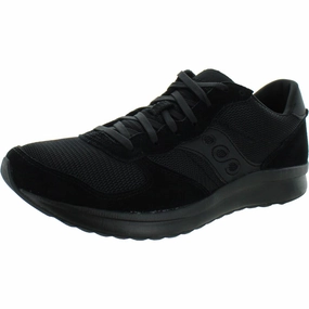 running in old tracks shoes Daily Getaway Mens Suede Memory Foam Running Shoes
