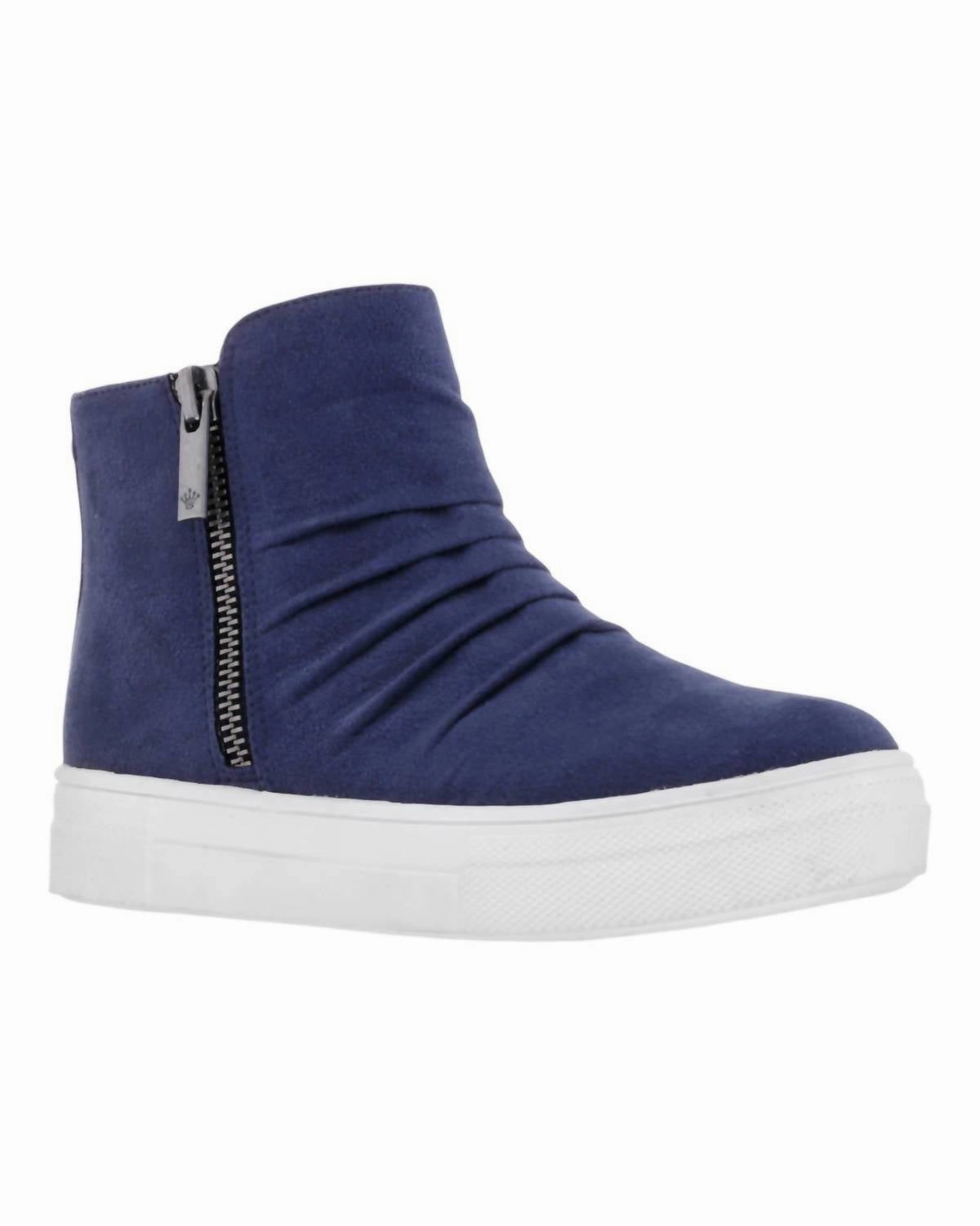 Girl's Amanda High-Top Sneakers In Navy Flattering wear