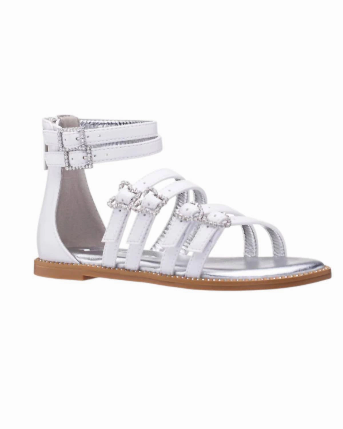 Girl's Brie Sandals In White Daywear Essential Sporty Outdoor Sandals