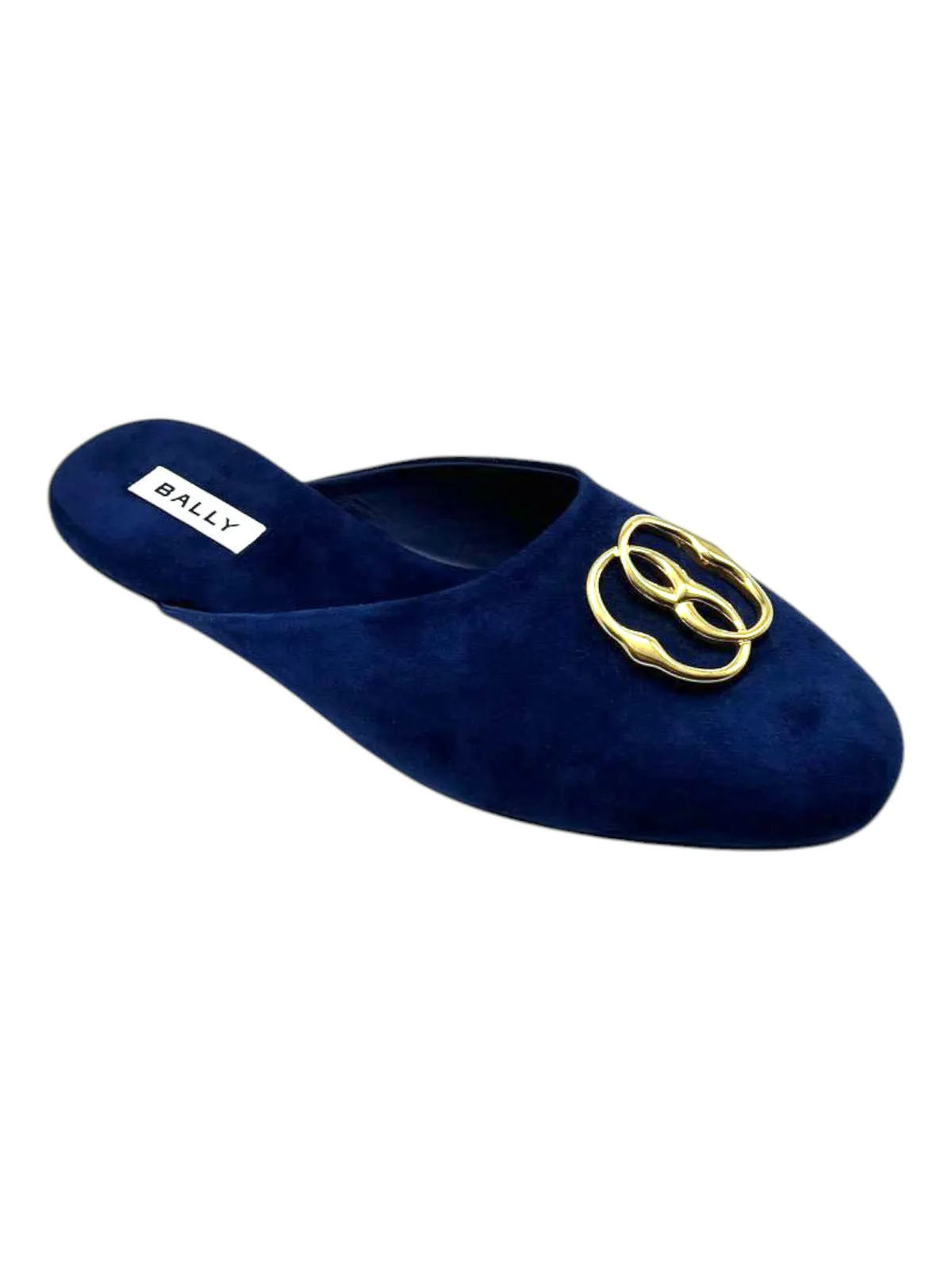 Supportive Fit Comfortable Walk Bally Gylon 6303993 Men's Marine Suede Leather Slippers