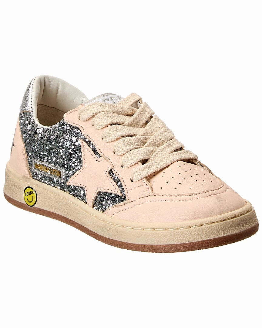 Win Hike Slip   resistant   sole Golden Goose Ball Star Glitter & Leather Sneaker