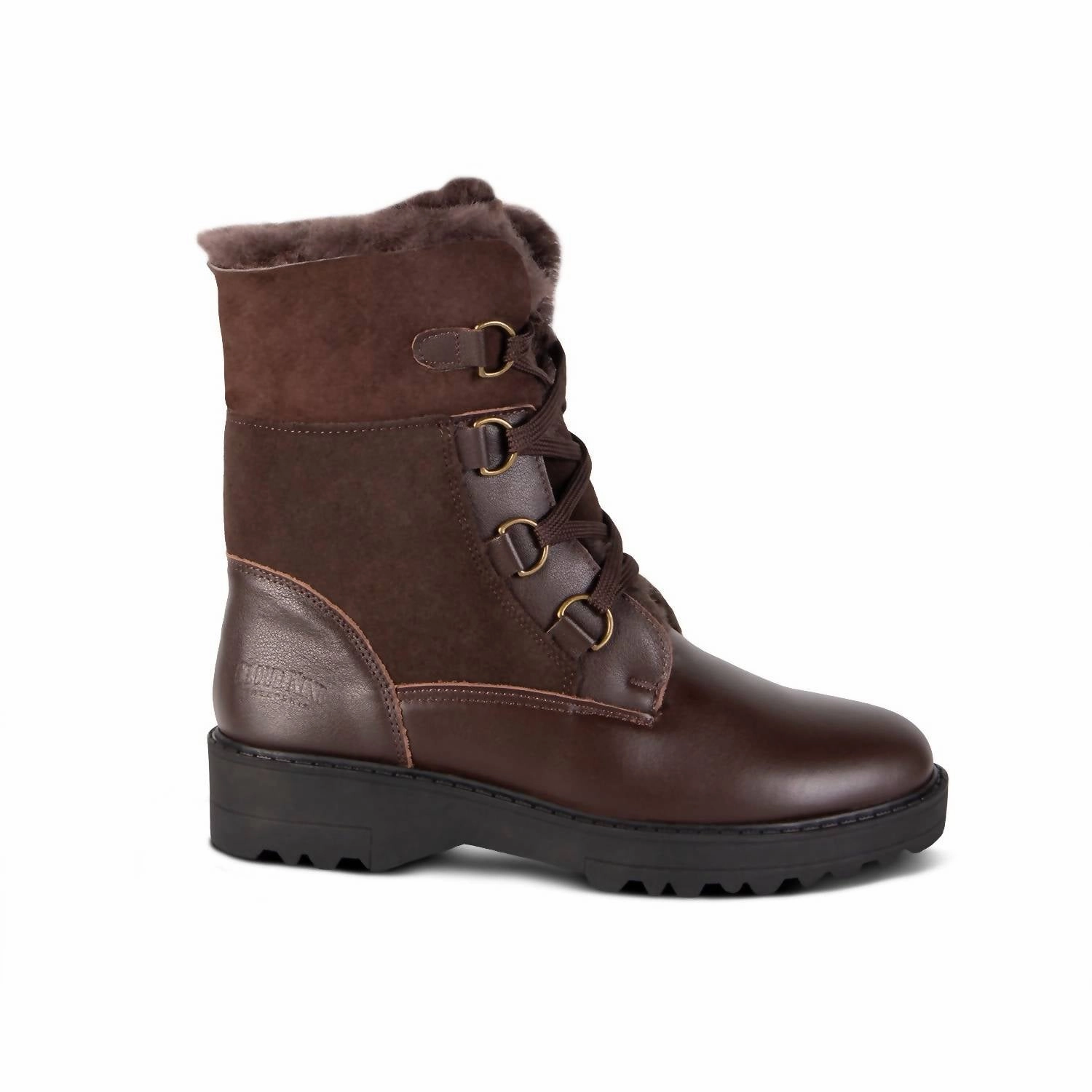 Women's Grace Boot In Brown Fresh Style Synthetic Upper