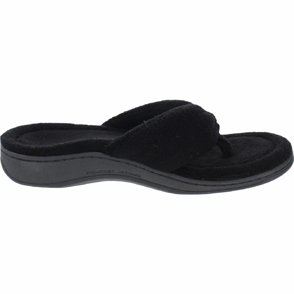 Gracie Womens Comfy Slip On Thong Slippers Reinforced Stitching Casual Style