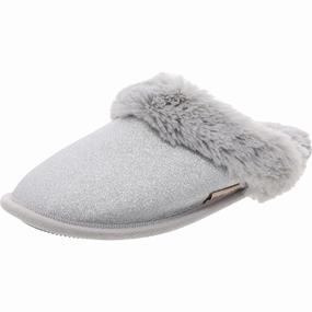 Womens Glitter Metallic Slide Slippers Anti   Vibration Easy Beach Footwear