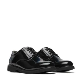 Men's Classics Uniform Poromeric Oxford Shoes In Black Patent Premium Leather Office Fashion Style