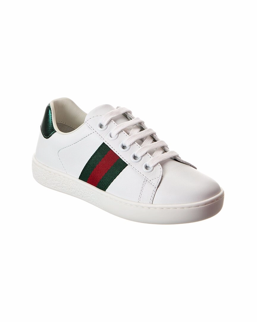 Soft Landing Lounge Mode Gucci New Ace Leather Sneaker