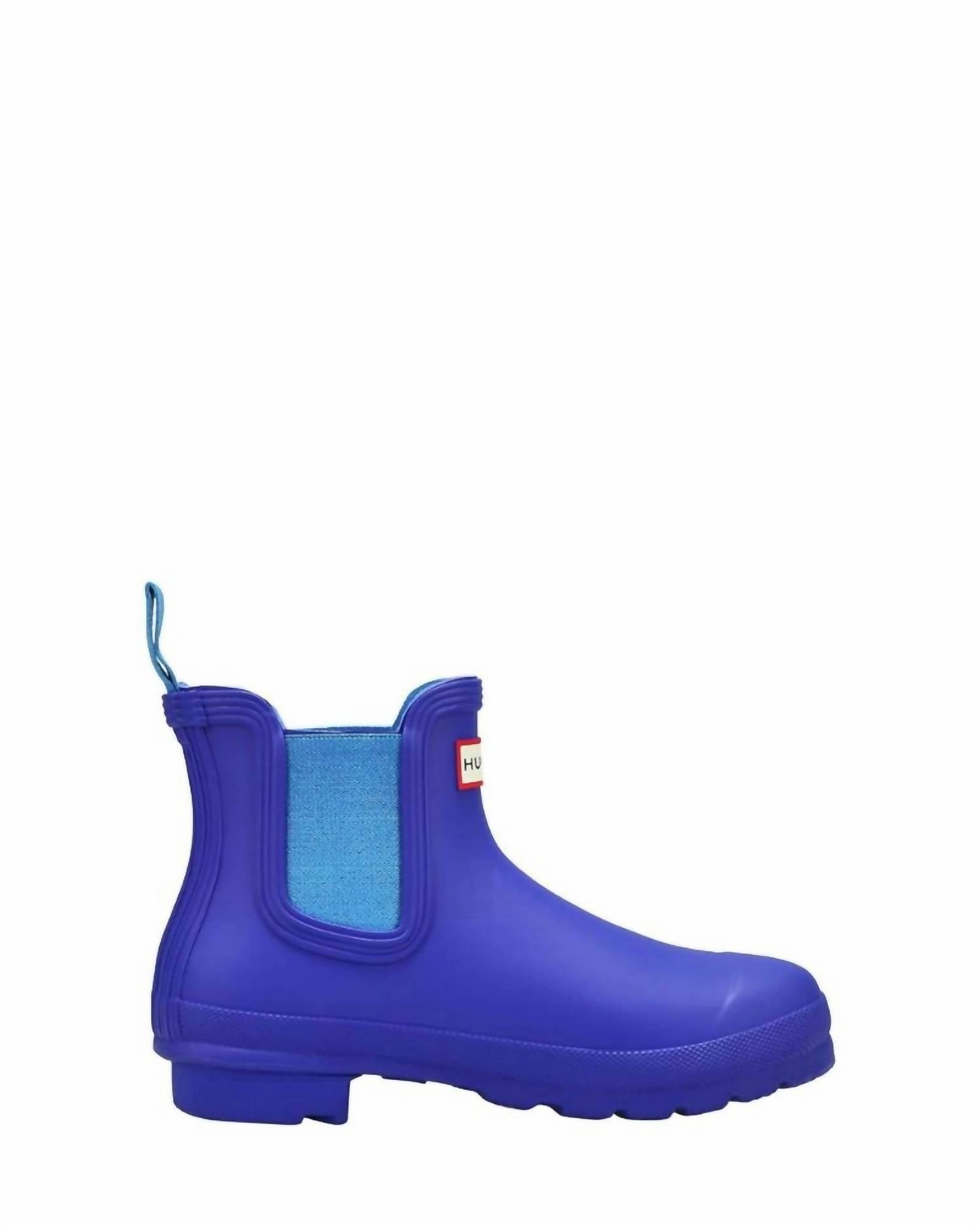 Women's Original Chelsea Rain Boot In Indigo Anti Odor Rainy Day Commuter Breathable Comfort Seeker