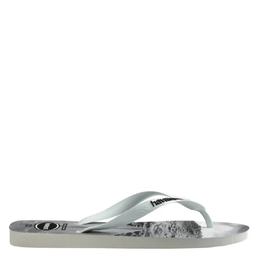 Support Feel Nude Calm Havaianas Graphic Beach Print Rubber Flip Flop