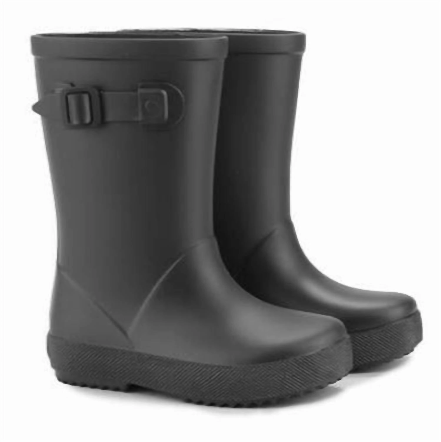 Milan Shine Kid's Splash Euri Rain Boots In Negro